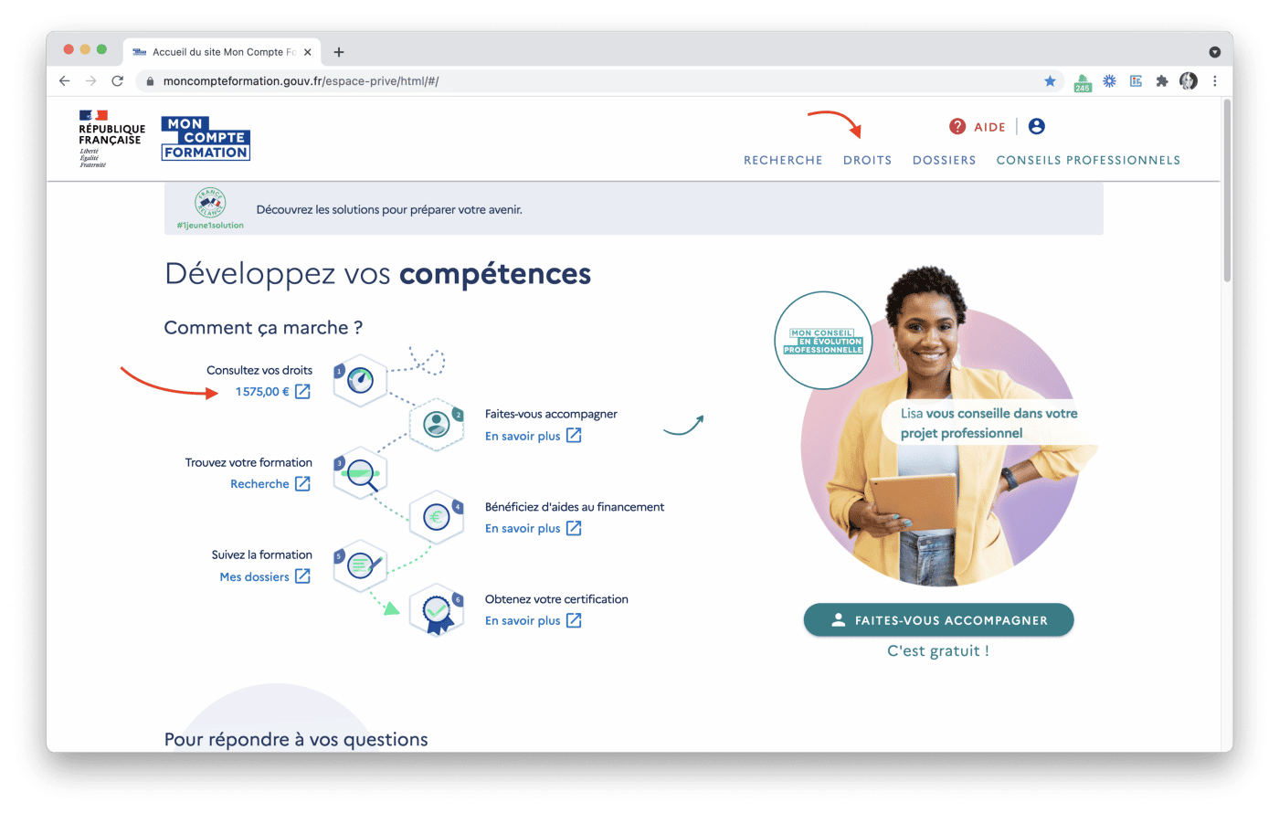 compte formation