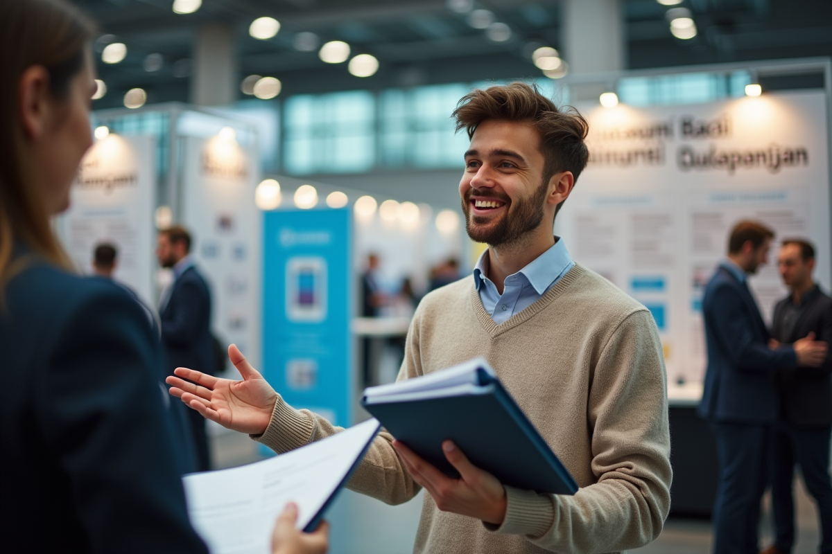 Jeune homme souriant lors d
